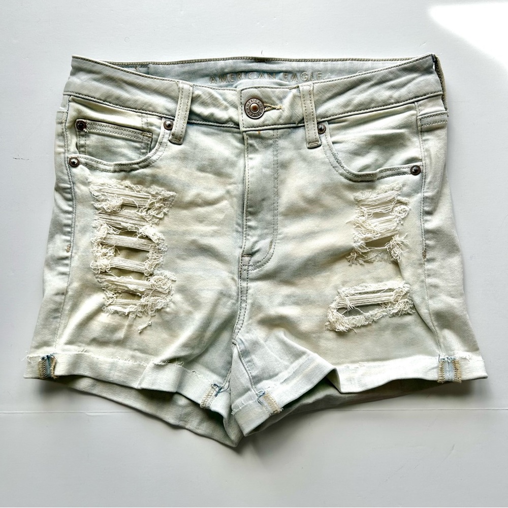 🍒Women’s American Eagle Next Level Stretch Jean Shorts. Size 8 - Picture 1 of 7